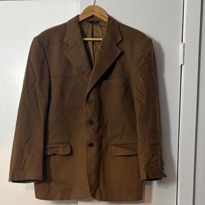 100% Cashmere  Men's Tan Blazer